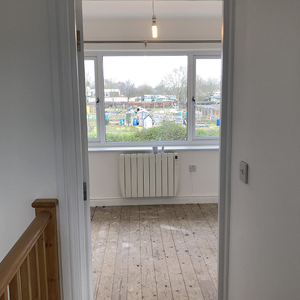 Bedroom & Upstairs - After